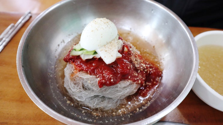  청주 맛집 청주 본가 본점-살얼음 동동 시원한 냉면