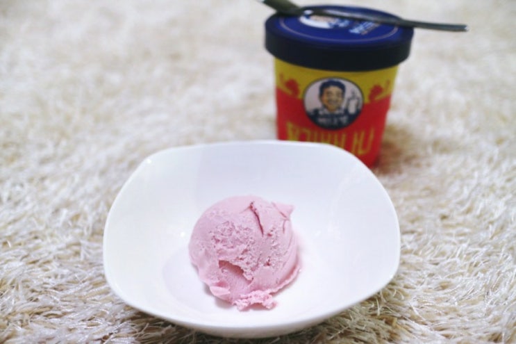 마트 사먹은후기: 빽다방 딸기바나나 아이스크림