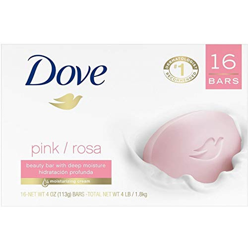 Dove Beauty Cream Bar Soaps Pink 4.76 Oz / 135 Grams Each - 16 Bars, 본문참고, 본문참고, 본문참고 추천해요