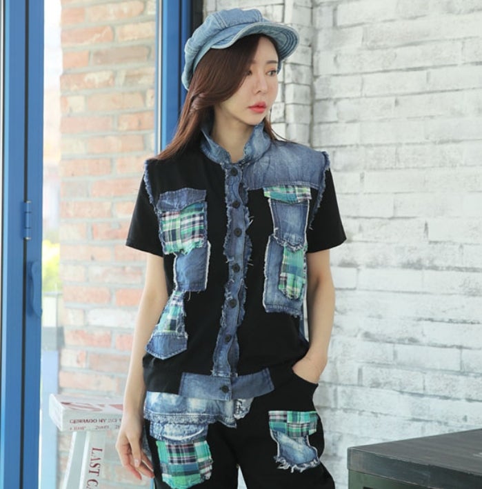 여성코디세트/올봄유행자켓/여자배기바지/2020유행패션/바지세트/카라셔츠/데님자켓/체크자켓/럭키걸/여름패션/빅사이즈여성의류쇼핑몰 여성코디세트/올봄유행자켓/여자배기바지/2020유행패션/바지세트/카라셔츠/데님자켓/체크자켓/럭키걸/여름패션/빅사이즈여성의류쇼핑몰