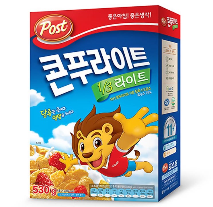 (로켓배송)동서 포스트 콘푸라이트1/3슈거라이트 시리얼, 530g, 1개 추천해요 (로켓배송)동서 포스트 콘푸라이트1/3슈거라이트 시리얼, 530g, 1개 추천해요