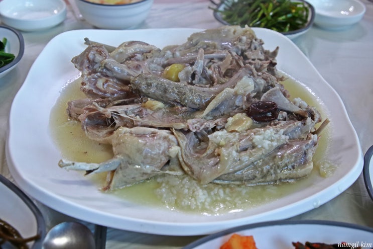 강원도 여행 먹거리, 동해시 초구동 산장가든 오리누룽지백숙 강원도 여행 먹거리, 동해시 초구동 산장가든 오리누룽지백숙