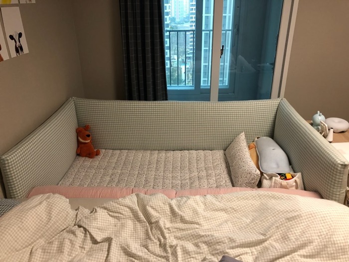  원목침대범퍼가드,아기침대범퍼가드 제작후기