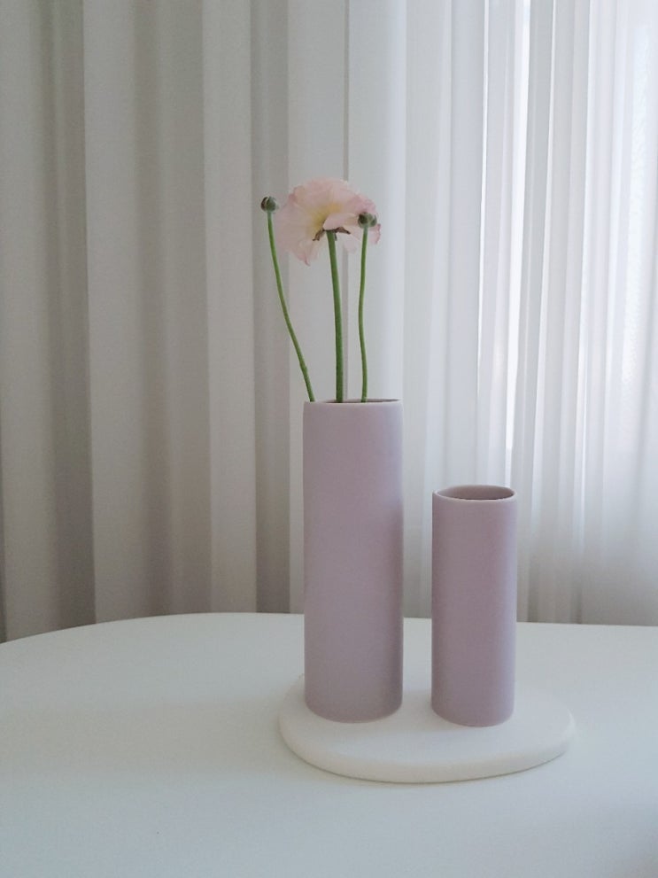  oblique vase_ 오블리크테이블 화병