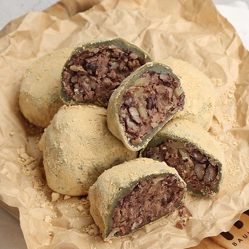  시루에담은꿈 제주 오복 오메기떡 (견과함유 굳지않는 떡 특허 HACCP 인증), 20개, 60g 추천해요