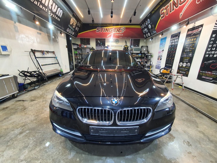  BMW5시리즈 광택작업