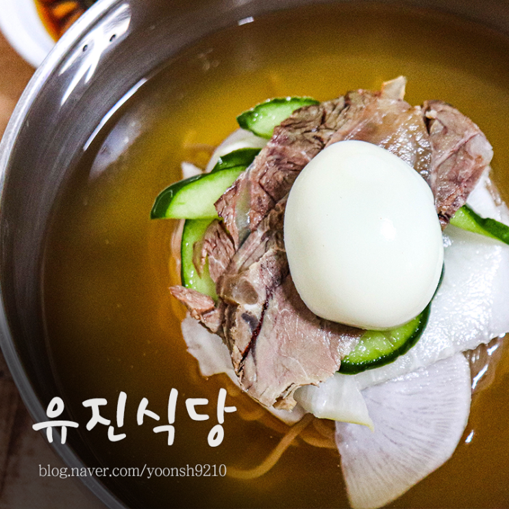  종로 평양냉면 유진식당 육향이 좋아!