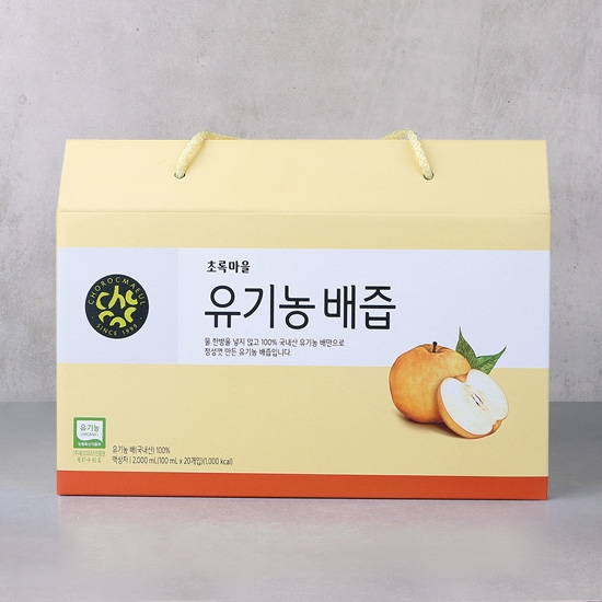  선물용 초록마을도라지배즙 - 017702 유기농배즙, 1개  (With 중위소득 소식)