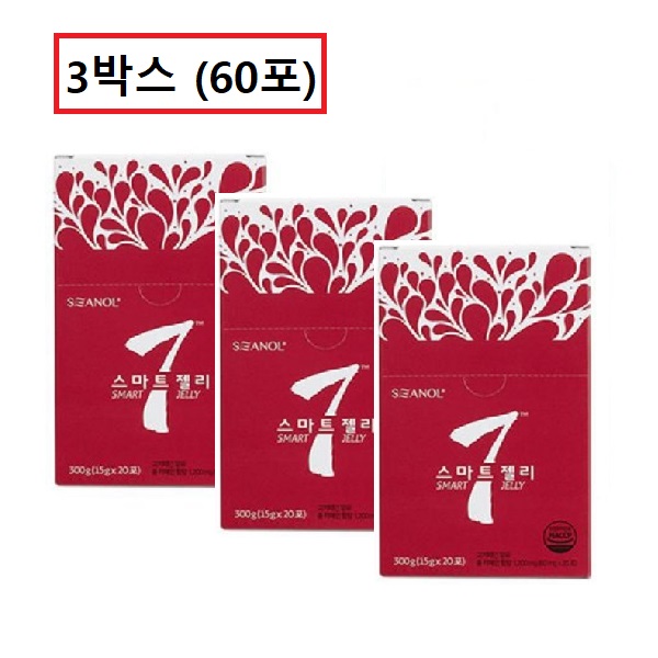 씨놀 NEW 스마트7 젤리 (15g x 20포) 피로회복 에너지젤리, 3박스 추천해요