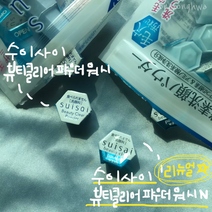  [리뷰] 수이사이 뷰티 클리어 파우더 워시 N