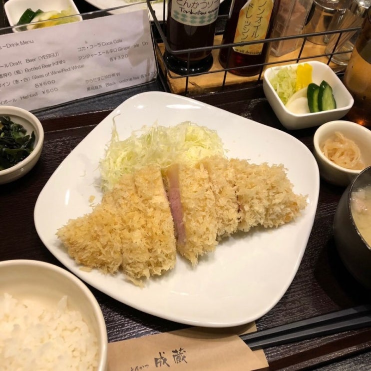  [인생 3대 돈까스]도쿄 돈까스 맛집 나리쿠라(成蔵）