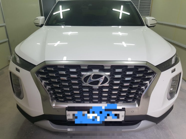 첨 작업한 부산 팰리세이드 범퍼복원 살짝 긴장