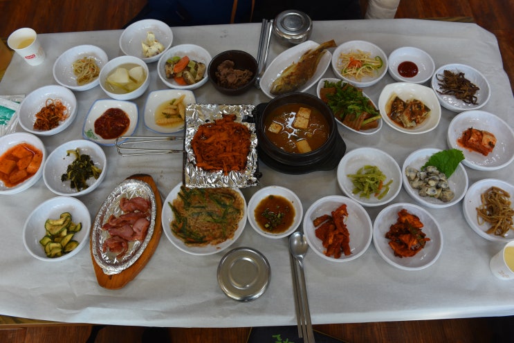  예산8미중 수덕사 산채정식 참 맛있어요