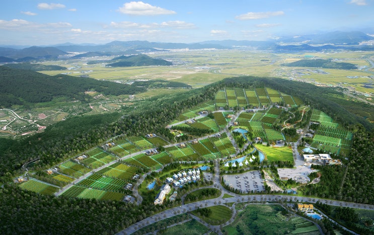  충남 서산 대곡리 산림경영지 분양조감도 광역조감도
