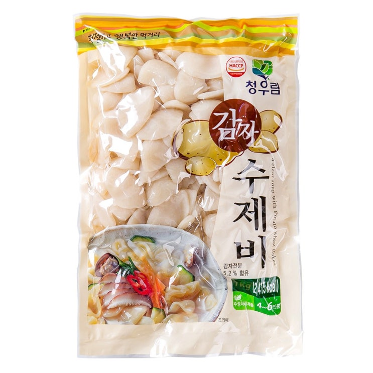  리얼 감자수제비 - 청우림 감자 수제비 1kg  (With '컬투쇼' 소식)