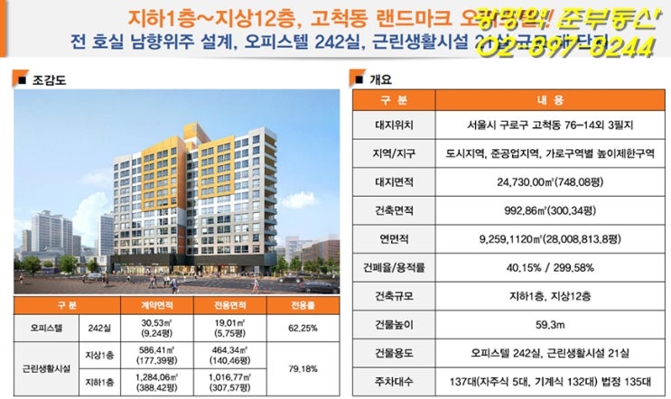  고척 헤리움 더원 구로 오피스텔 분양