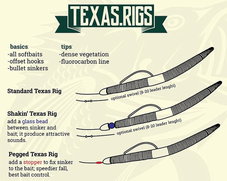 루어채비 - 텍사스 리그 (Texas Rig) : 네이버 블로그
