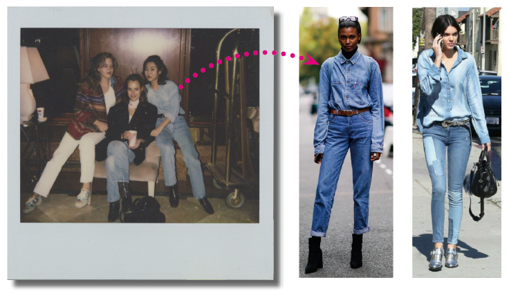 90년대 패션의 추억, 소름끼치는 평행이론