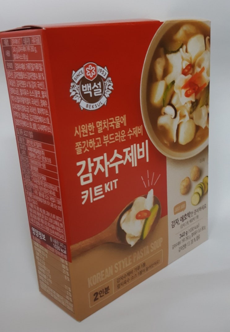 [집콕요리] 백설 감자수제비 KIT