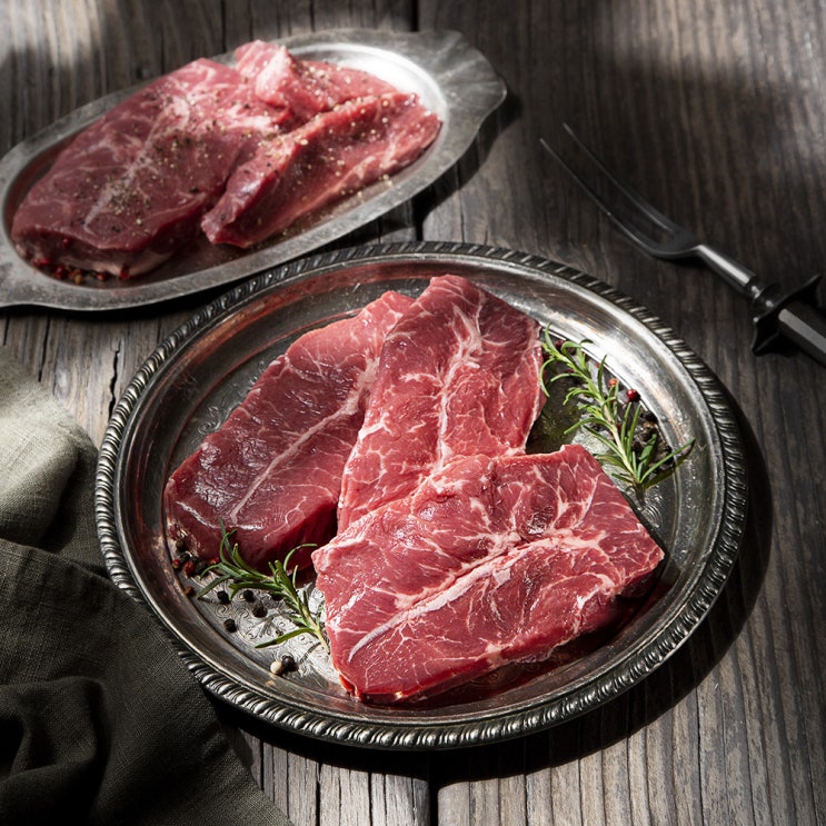  [ 리뷰 포함 ]   미국산 부채살 스테이크 (냉장), 1600g, 1팩