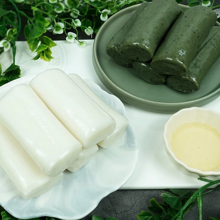  [ 리뷰 포함 ]   시루원 굳지않는 흰쑥 가래떡 15+15개입 조청1+1 증정 개별포장, 70g, 30개