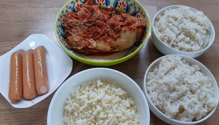  백종원 김치볶음밥, 골목식당 버전 김치볶음밥 레시피