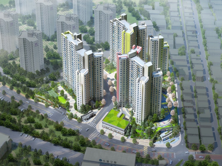  금호부산남천동 조감도 제작 조감도가격 CG견적 조감도