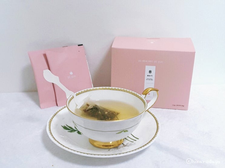 붓기차 마시니까 산뜻하네, 달심차 티백
