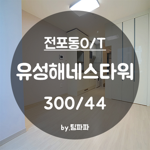  [부산 서면/전포동] 전포역 오피스텔 원룸 유성해네스타워