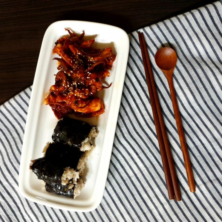  집에서 충무김밥 만들기