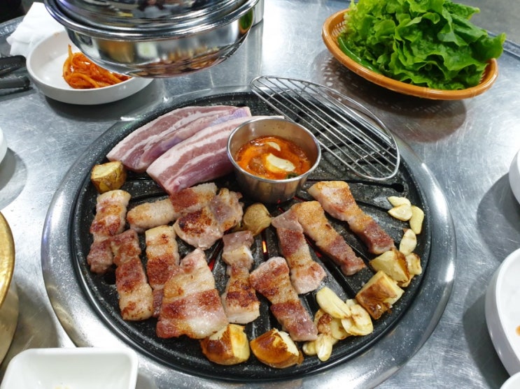 [평화동맛집] 육즙대폭발 삼겹살맛집 선진포크국민연탄구이