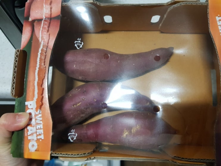  에어프라이어 겉바속촉 고구마 만들기