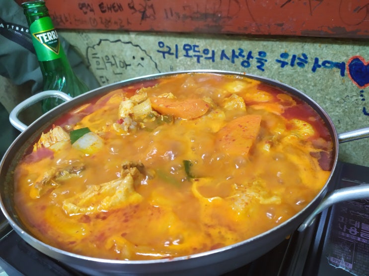  안양 관양동 수촌마을 가성비 맛집 큰손 닭볶음탕
