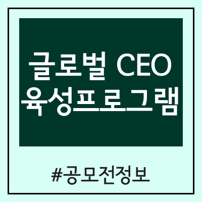 글로벌 CEO 육성 프로그램 참가자 모집 (2020년)