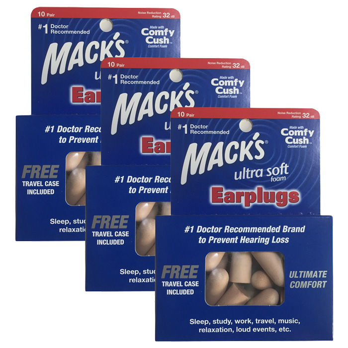  <핫딜><핫딜>가성비가 좋은 Macks 울트라 소프트 폼 살색 귀마개, 3개 들여가세요~~