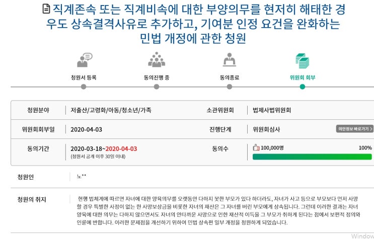  구하라법 청원 내용, 이유, 결과 등