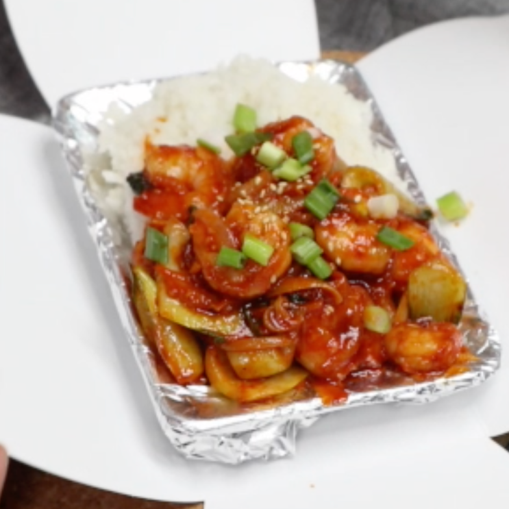  [새우요리]간단한 재료로 맛있게 쉬림프박스 만들기