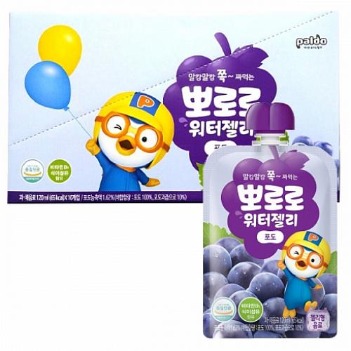  [강추] 휴먼컴퍼니 뽀로로 워터젤리 포도 120mlx40개입 유아음료 가격은?