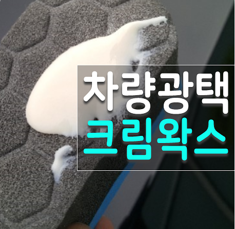 차량용왁스 추천 크림형 터틀왁스 광택내기 쉽다.