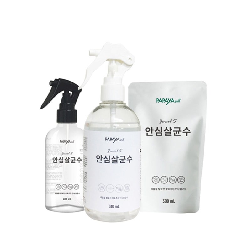 [ 제품 리뷰 ] -  진콜에스 살균 99.9% 친환경 안심살균수 손소독제 분사형 310ml, 1개