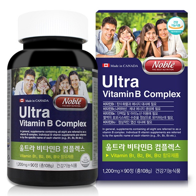  리뷰가 좋은 고함량비타민b 8가지 활력 비타민b 군 b1 b2 b6 b12 나이아신 판토텐산 비오틴 엽산 복합비타민 비타민비 컴플렉스, 90정, 1200mg 제품을 소개합니다!!