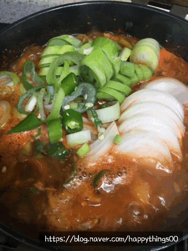  [레시피] 통조림 고등어 무조림