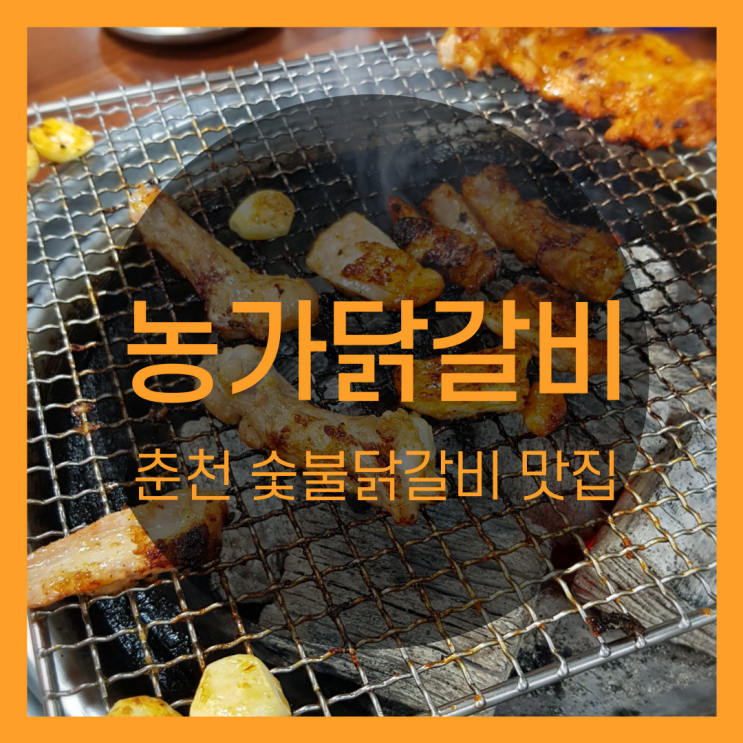  춘천 숯불닭갈비 맛집 농가닭갈비