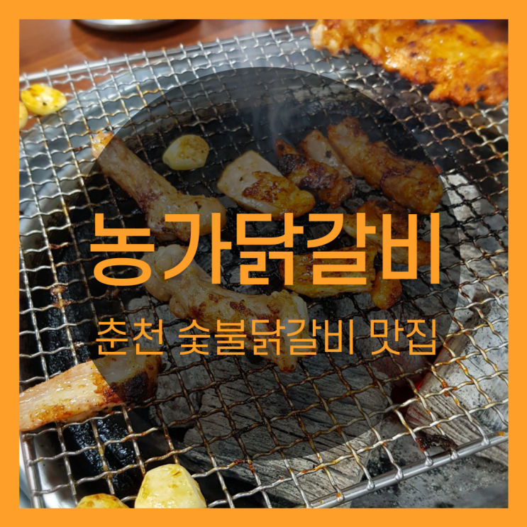 춘천 숯불닭갈비 맛집 농가닭갈비