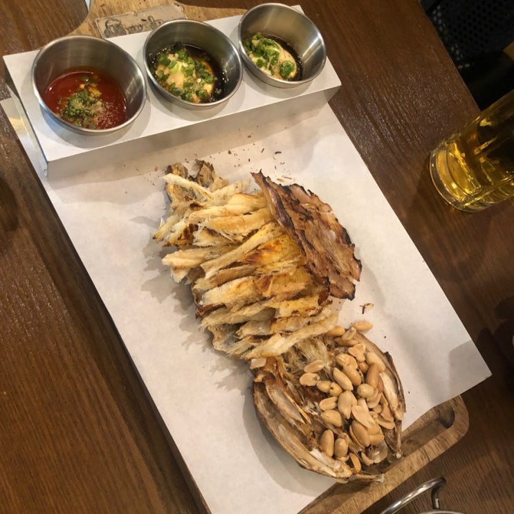  논현술집 포스비어 황태먹태 술안주 맛집 : 논현맛집