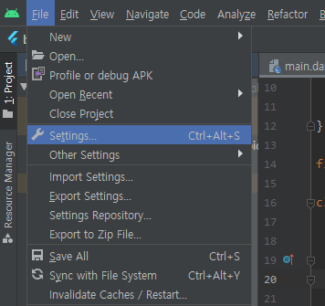 안드로이드 스튜디오 Android Studio 에서 비주얼 스튜디오 Visual Studio 단축키로 변경하기 네이버 블로그