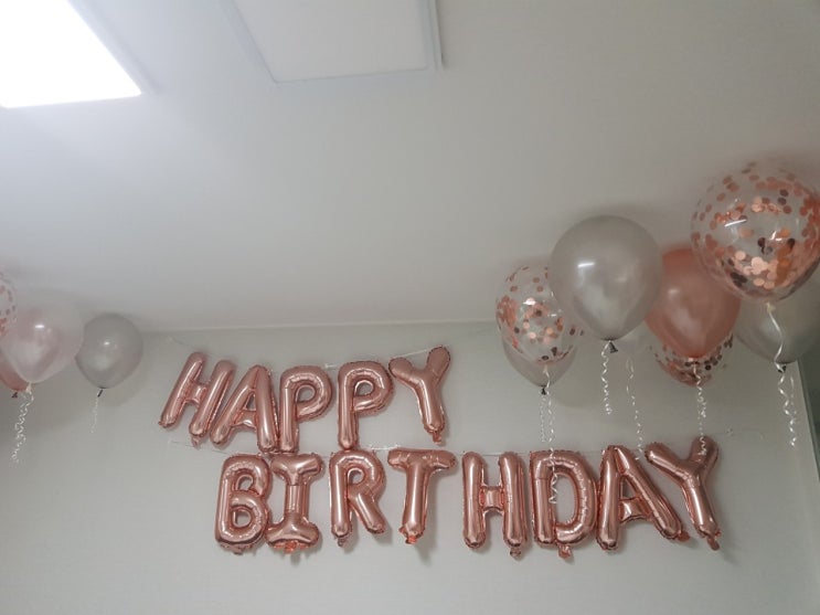  코로나에 대처한 우리 가족 생일 파티