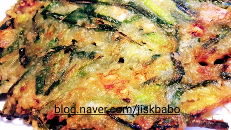 부추오징어야채전황금레시피,백종원야채전,:)