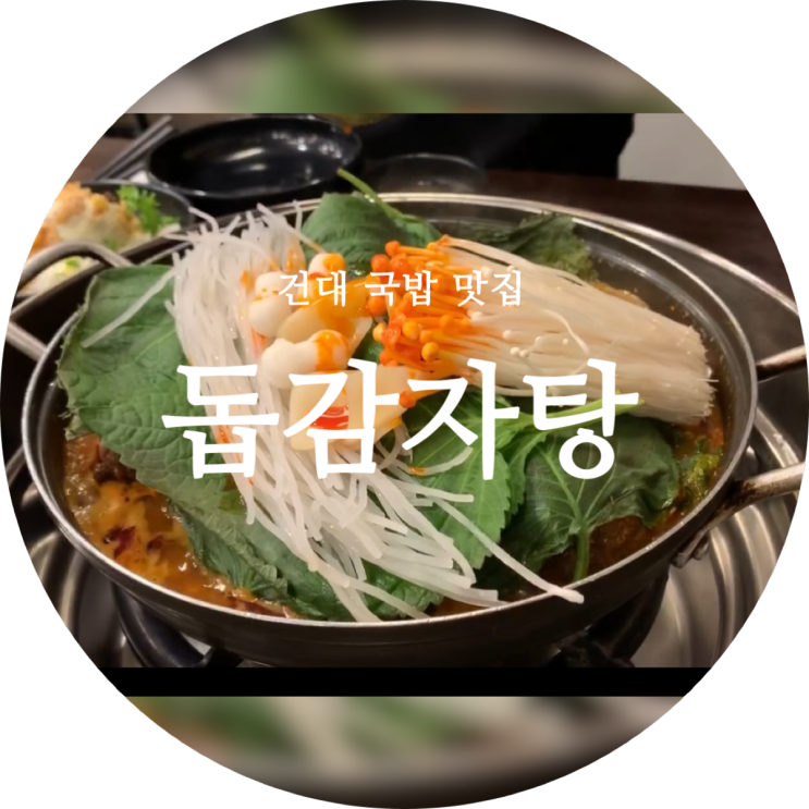  건대 국밥 맛집 얼큰한 돕감자탕