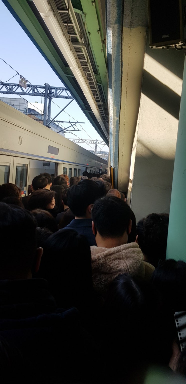  [지하철고장]1호선지연!출근길혼잡!일호선급행탈선